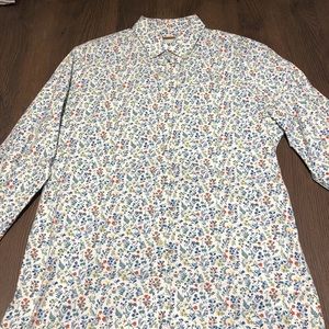flowery dress shirt